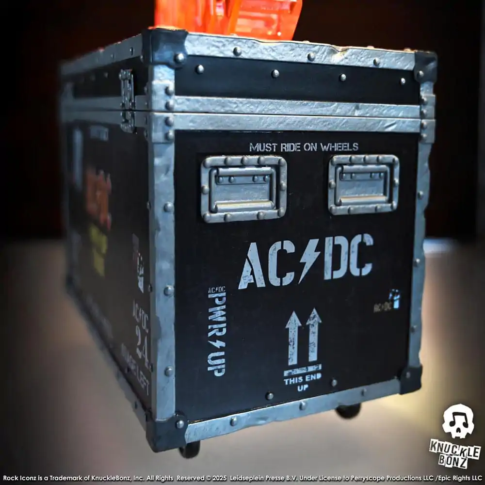 AC/DC Rock Ikonz On Tour Statue PWR UP Tour Road Case Produktfoto