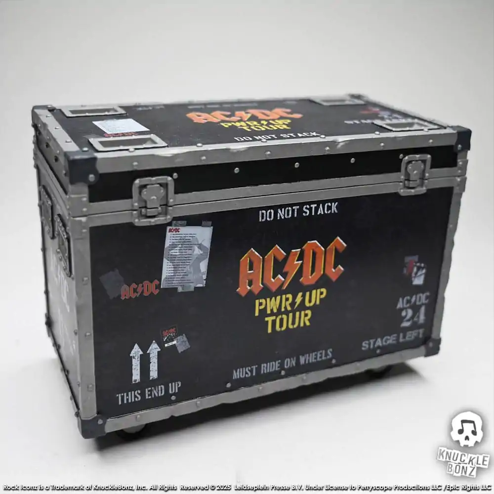 AC/DC Rock Ikonz On Tour Statue PWR UP Tour Road Case Produktfoto