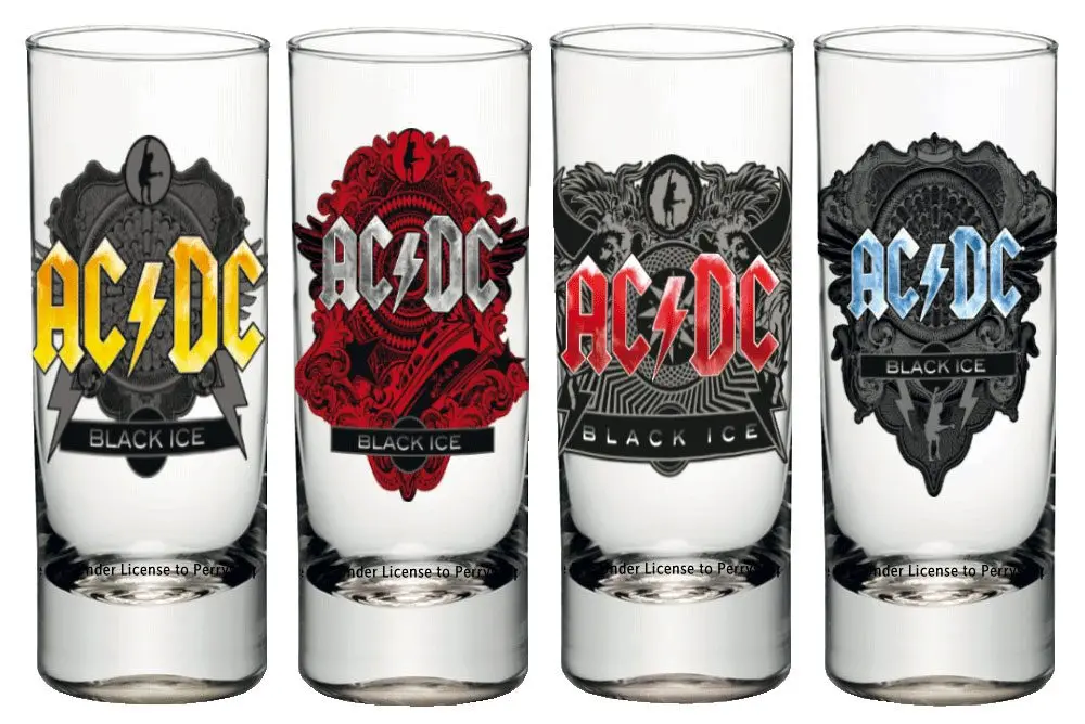 AC/DC Schnapsgläser 4er-Pack Black Ice termékfotó