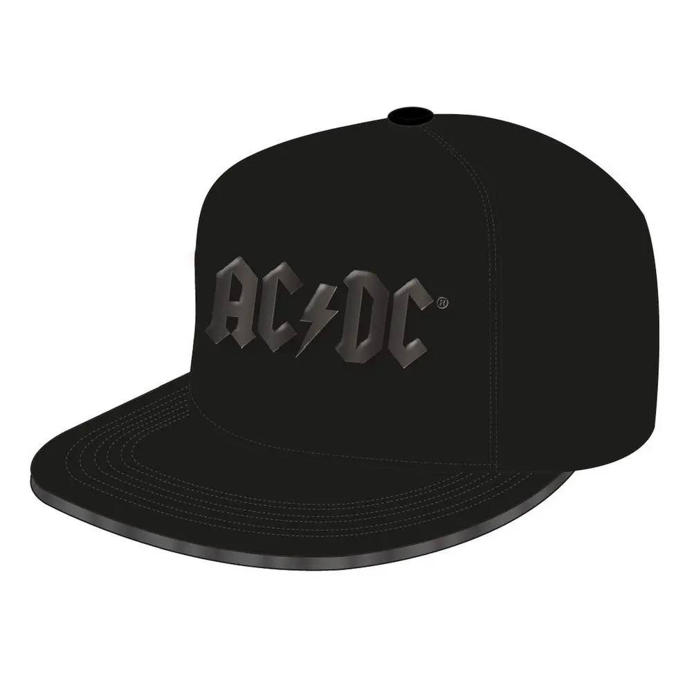 ACDC Snapback Cap Shiny Black Logo Produktfoto