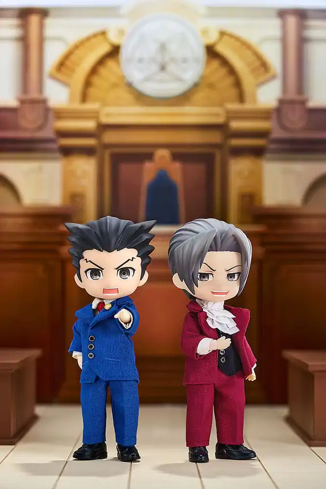 Ace Attorney Nendoroid Doll Actionfigur Miles Edgeworth 14 cm Produktfoto
