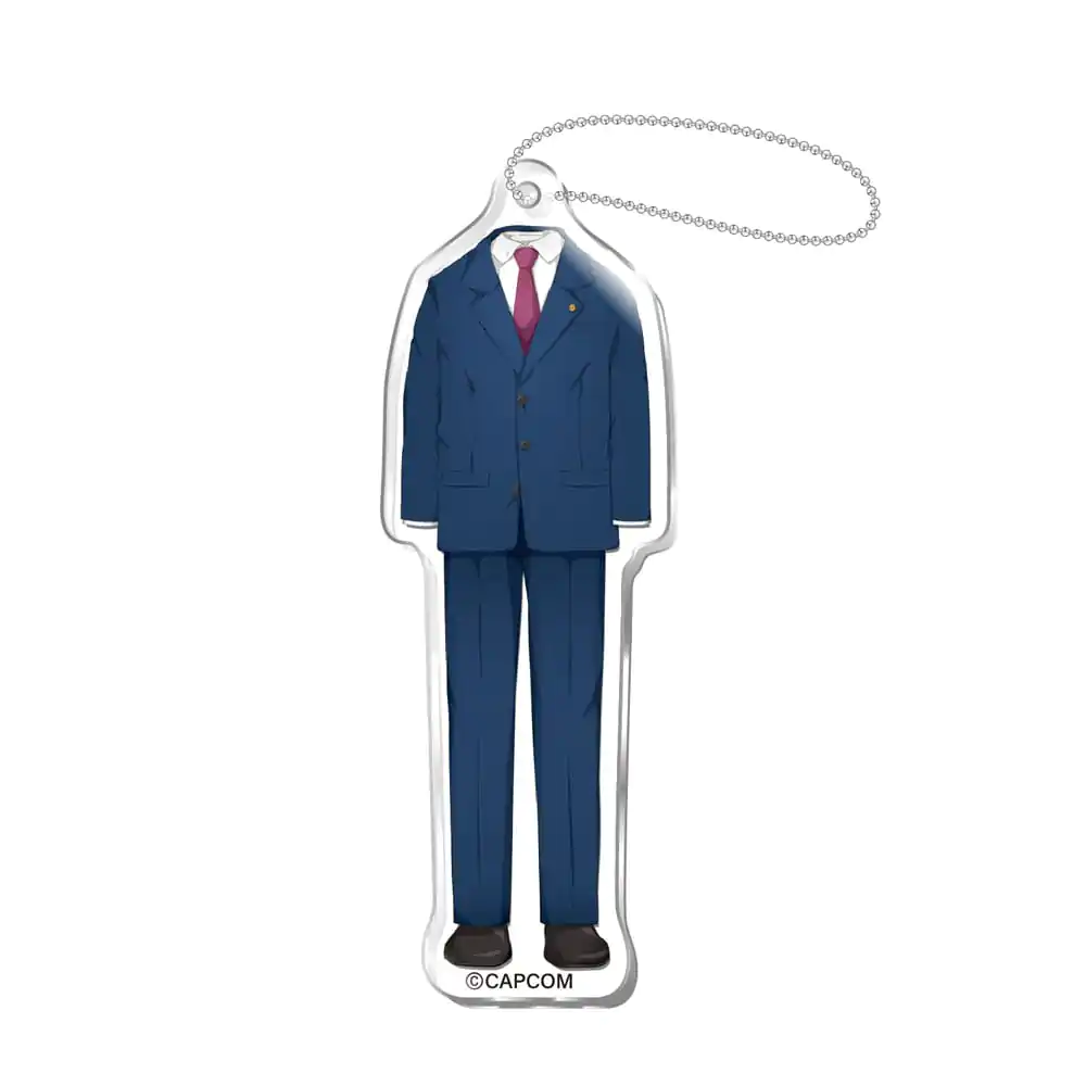 Ace Attorney Acryl-Schlüsselanhänger Phoenix Wright Equipment 6 cm Produktfoto
