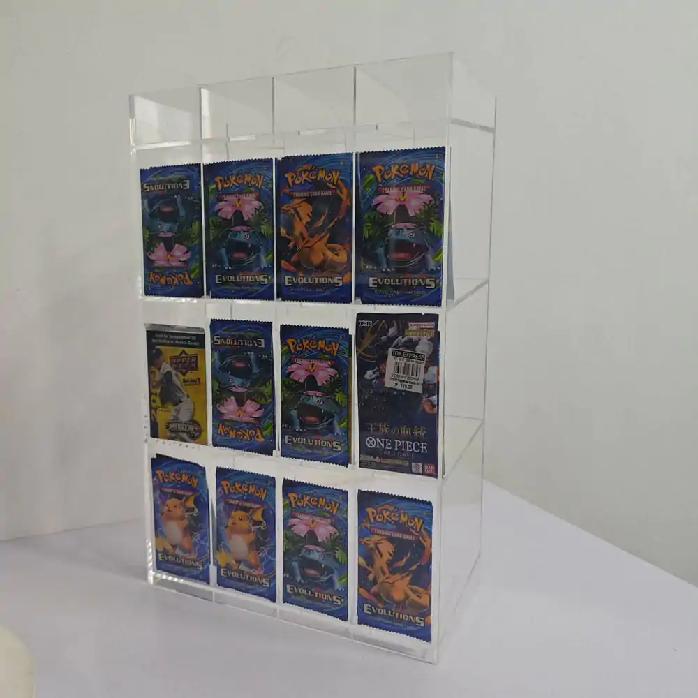 Acryl Counter Display für Trading Card Booster Packs Produktfoto
