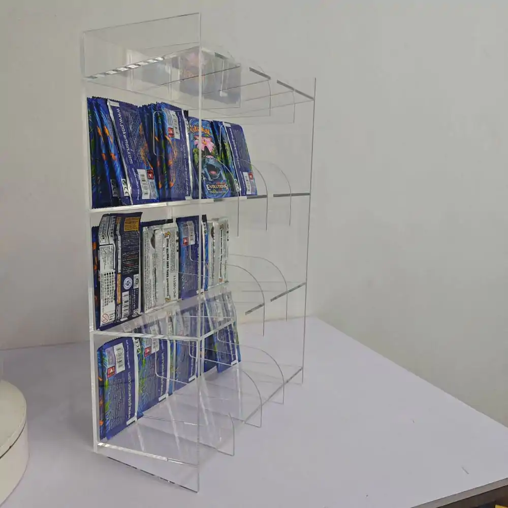 Acryl Counter Display für Trading Card Booster Packs Produktfoto
