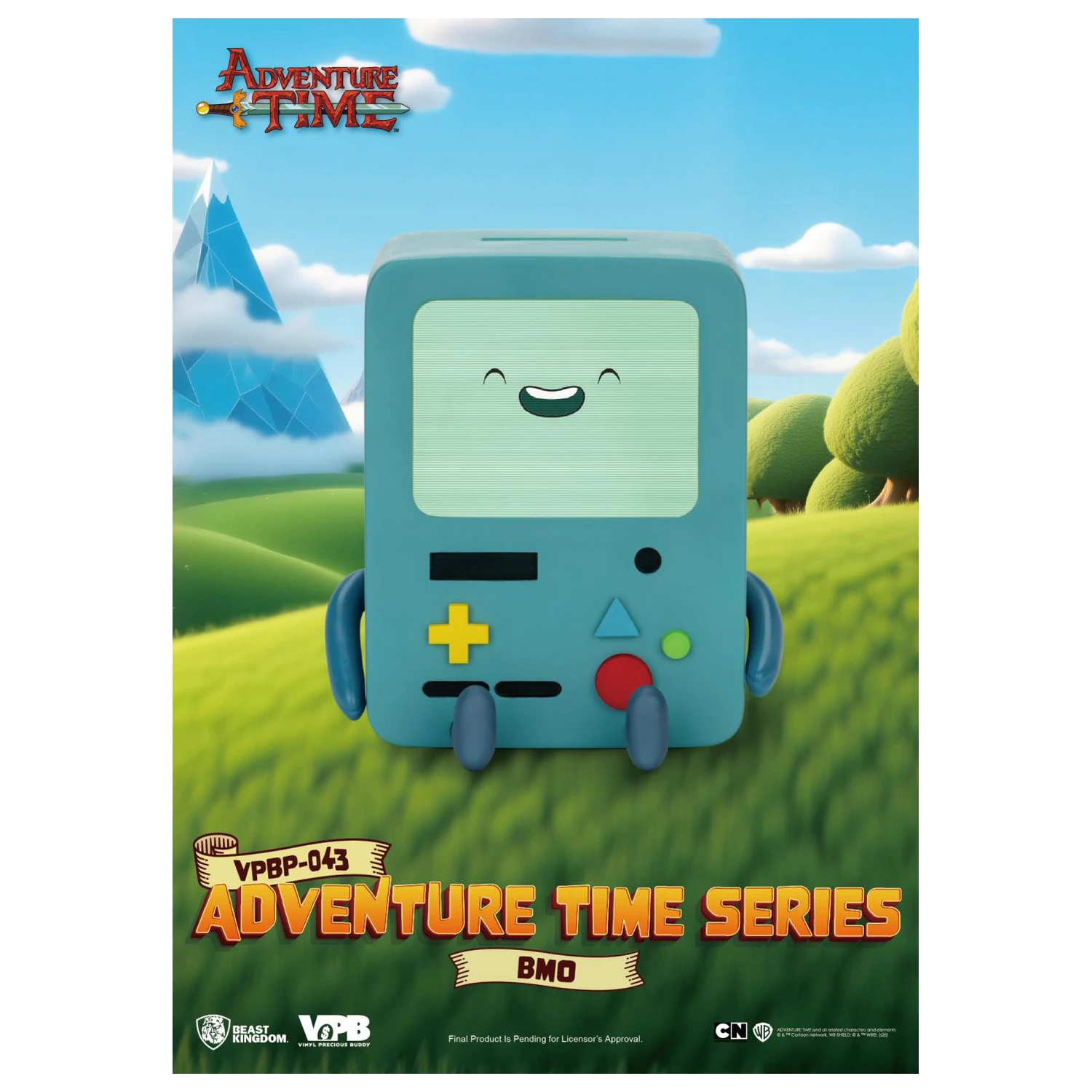 Adventure Time BMO Bank Vinyl-Figur 9,6 cm Produktfoto