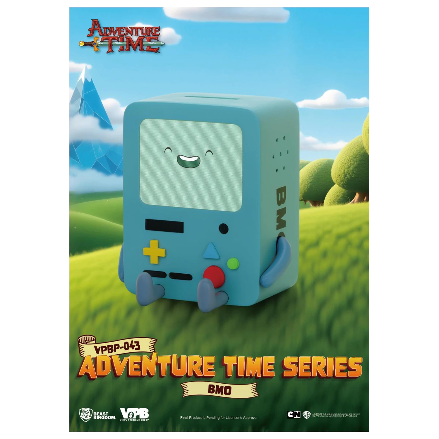 Adventure Time BMO Bank Vinyl-Figur 9,6 cm Produktfoto
