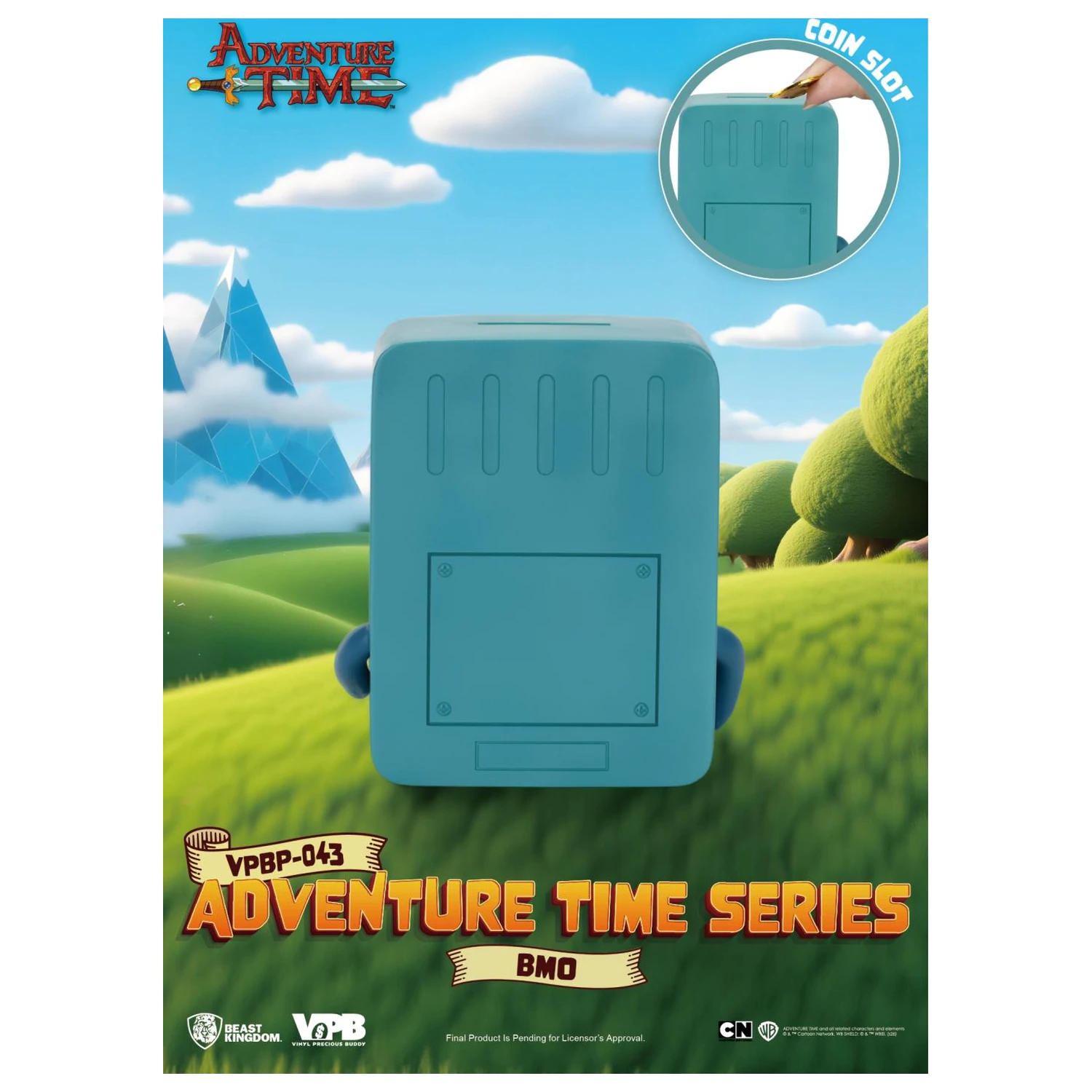 Adventure Time BMO Bank Vinyl-Figur 9,6 cm Produktfoto
