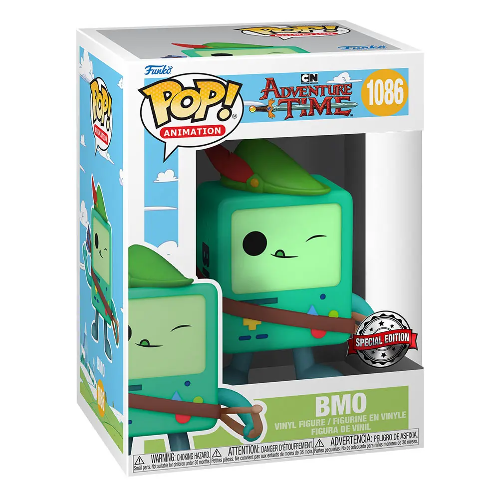 Adventure Time POP! Vinyl Figur BMO w/Bow 9 cm termékfotó