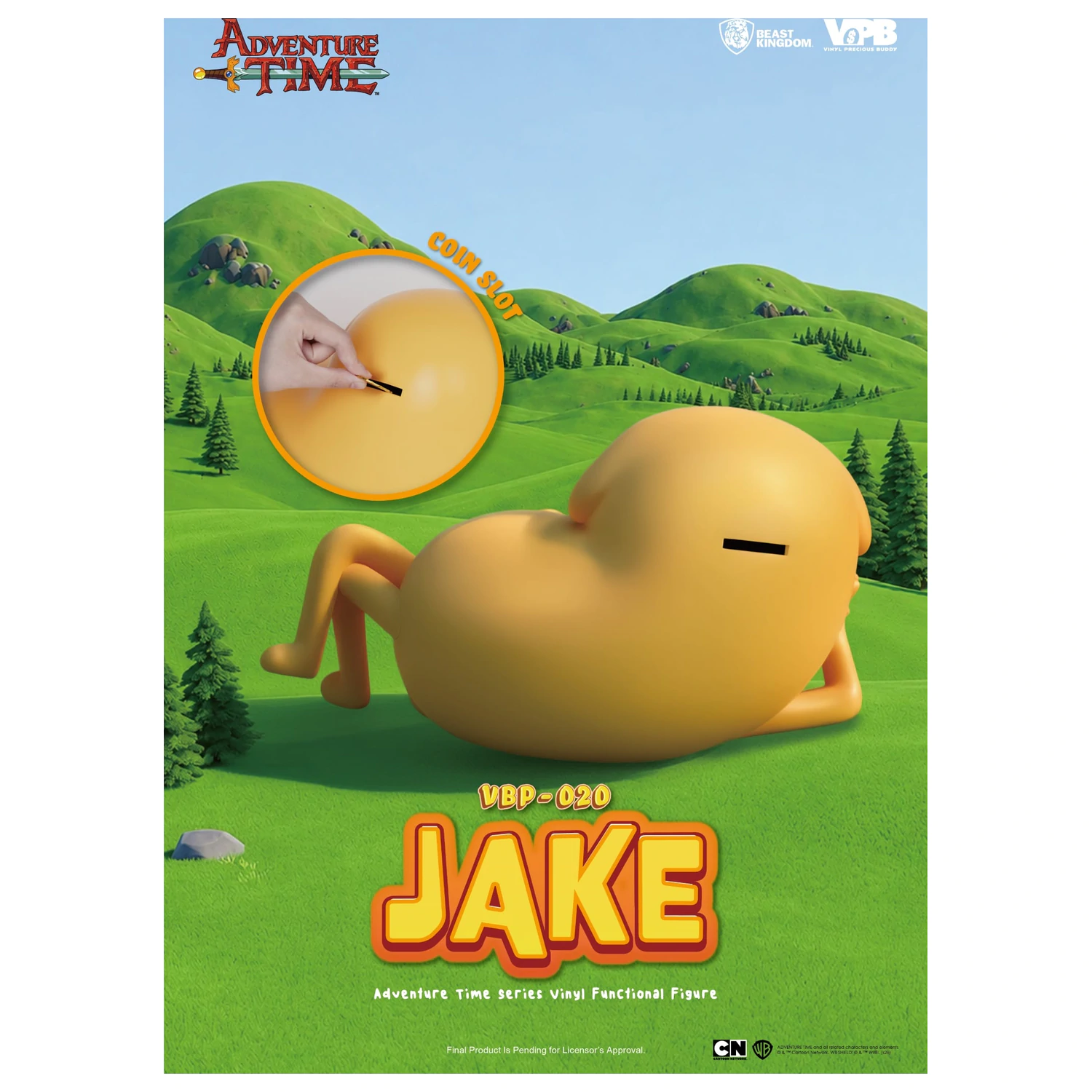 Adventure Time Jake Sparschwein 21cm Produktfoto