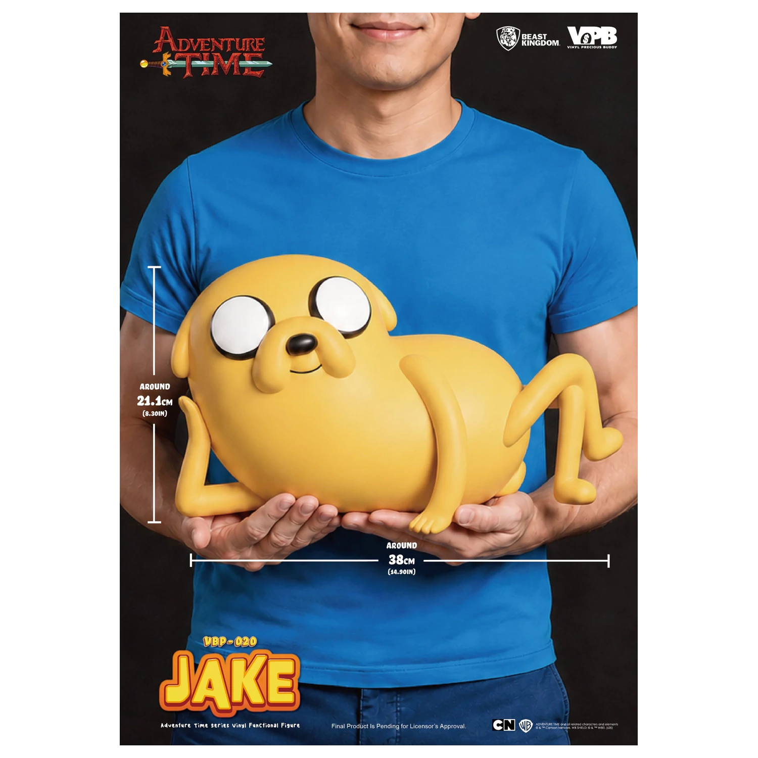 Adventure Time Jake Sparschwein 21cm Produktfoto
