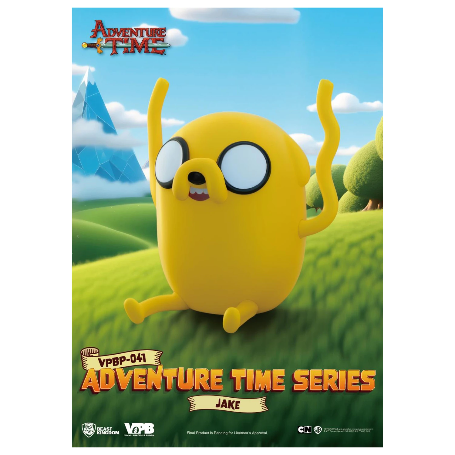 Adventure Time Jake Spardose Vinylfigur 12,2 cm Produktfoto