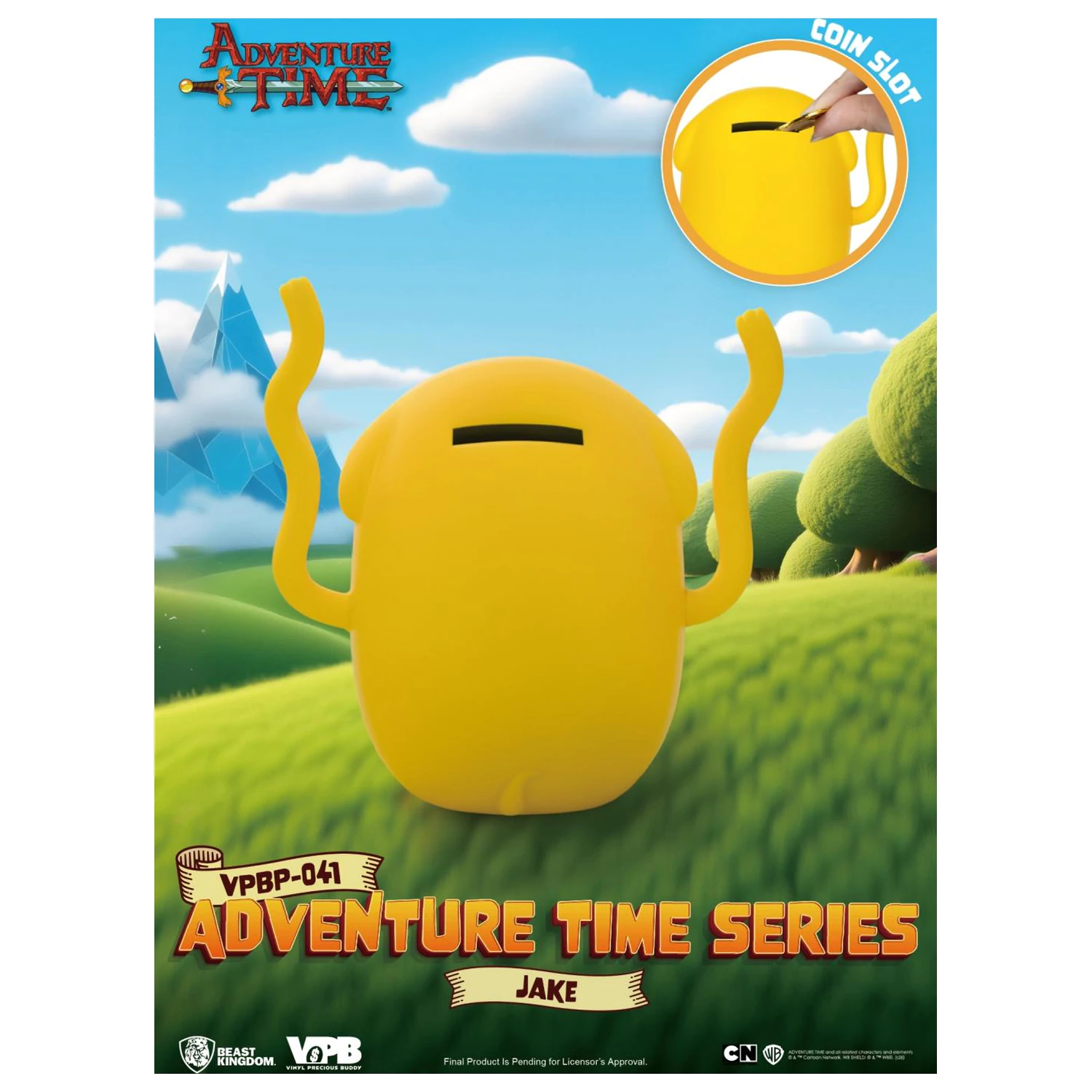 Adventure Time Jake Spardose Vinylfigur 12,2 cm Produktfoto