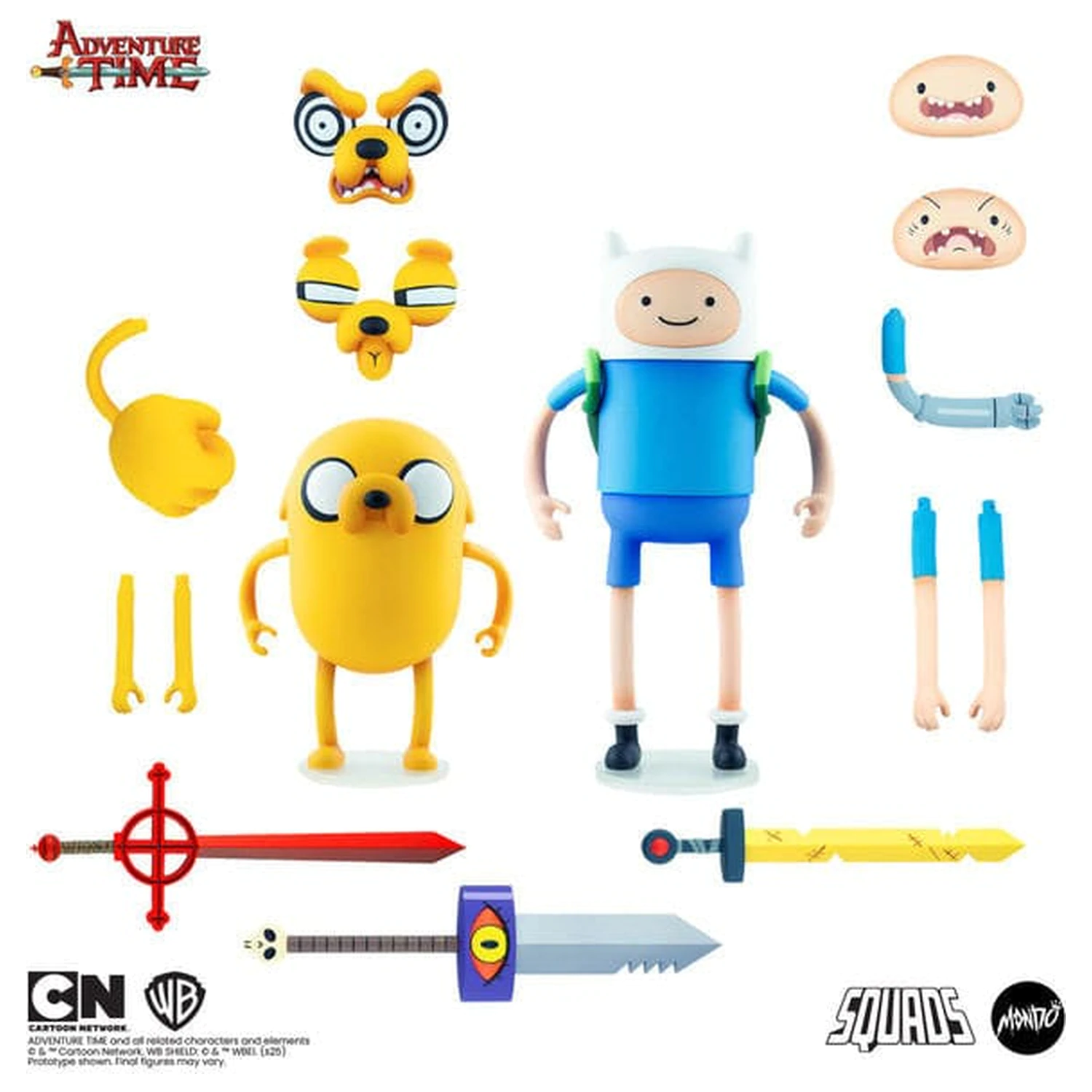 Adventure Time Weichvinyl Figur Jake & Finn 21 cm Produktfoto