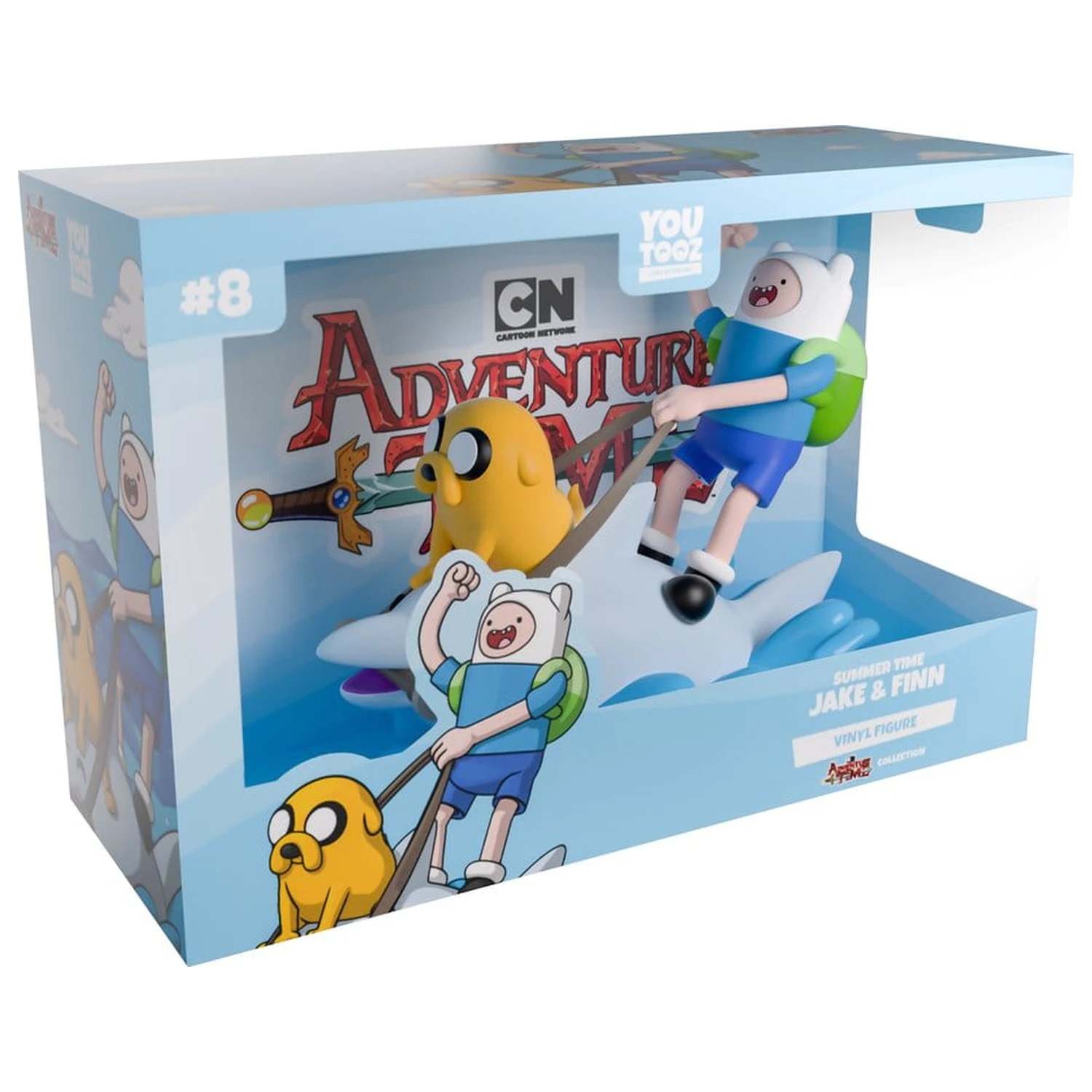 Adventure Time Vinyl Figur Jake & Finn Summertime 13 cm Produktfoto
