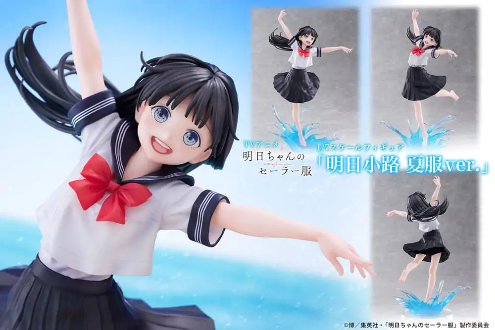 Akebi's Sailor Uniform Statue 1/7 Komichi Akebi Summer uniform Ver. 26 cm Produktfoto
