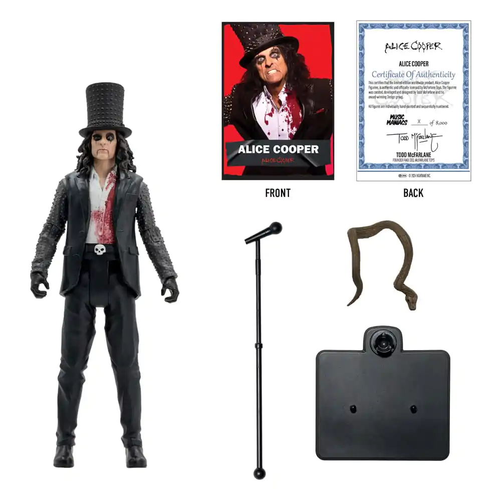 Alice Cooper Metal Music Maniacs Actionfigur Alice Cooper 15 cm termékfotó