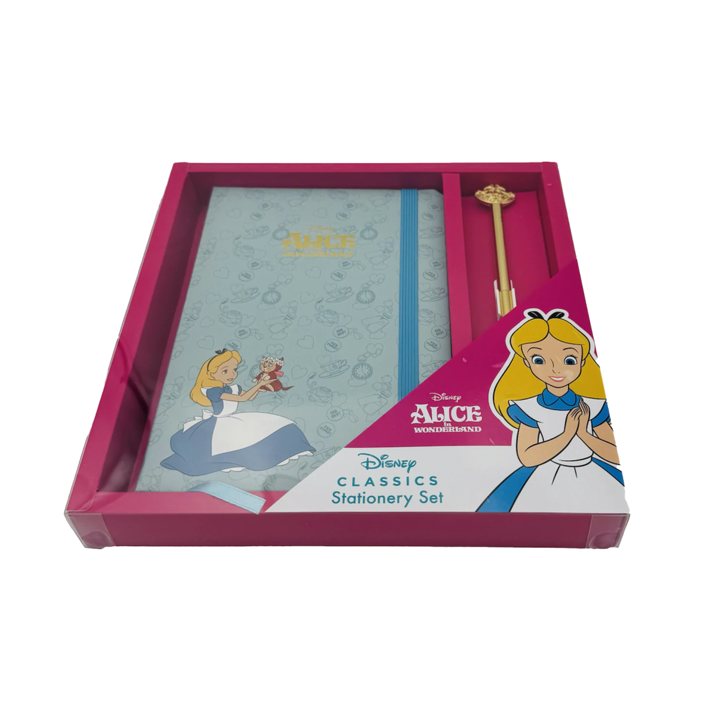 Alice in Wonderland Premium Pack A5 Notizbuch + Stift Produktfoto