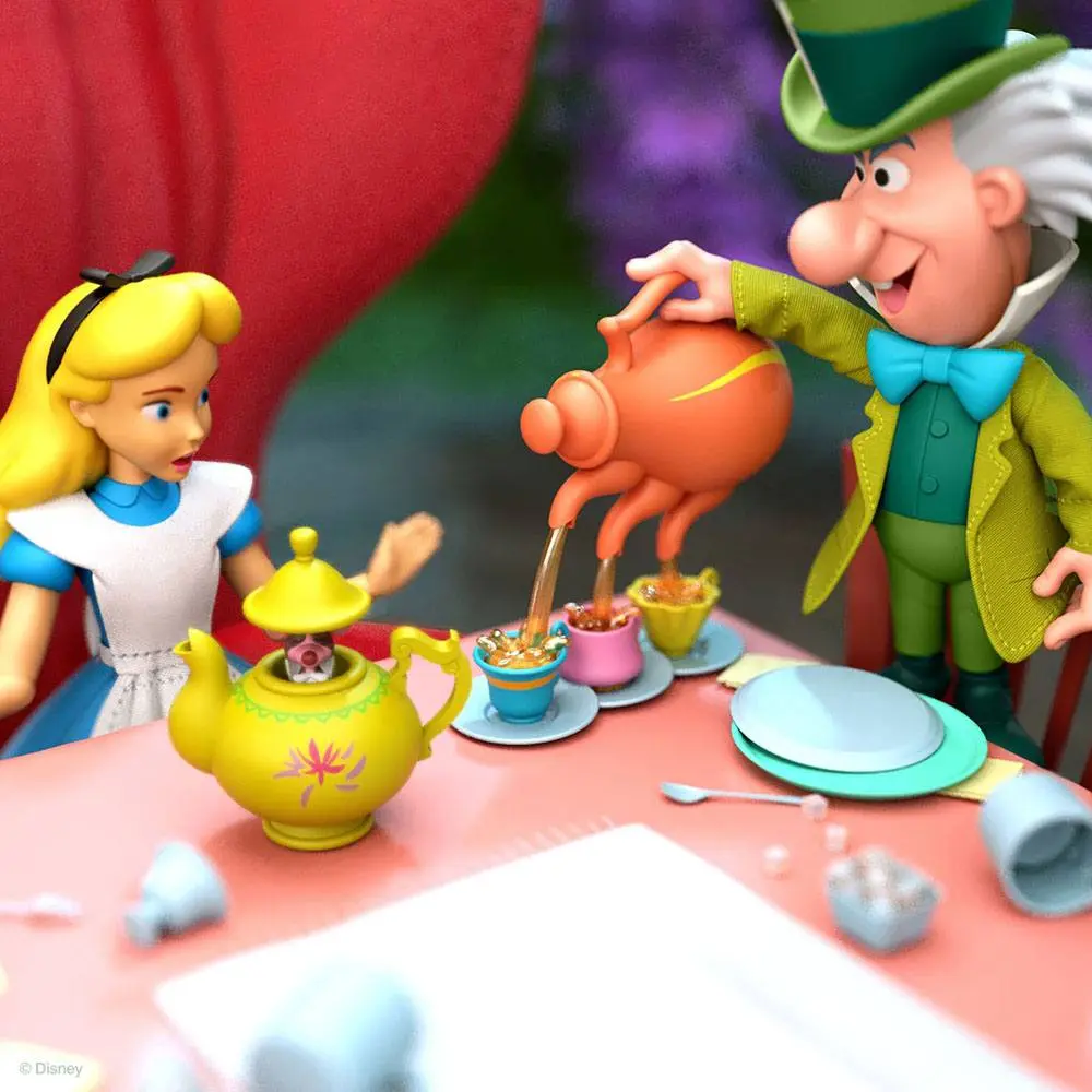 Alice im Wunderland Disney Ultimates Actionfigur The Tea Time Mad Hatter 18 cm termékfotó