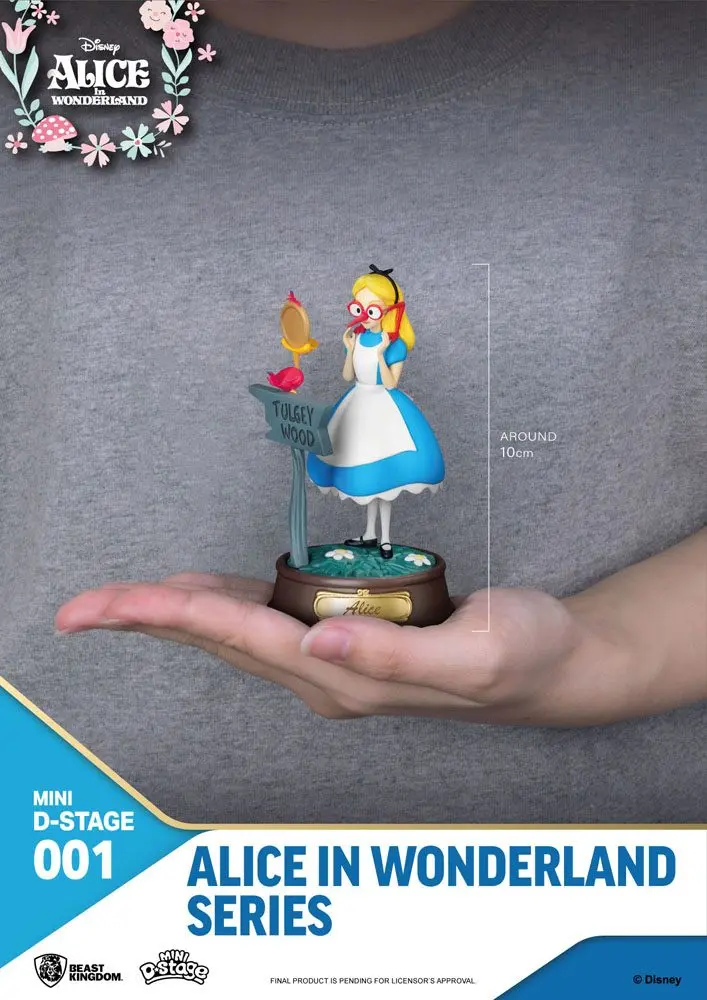 Alice im Wunderland Mini Diorama Stage Statuen 6-er Pack 10 cm Produktfoto
