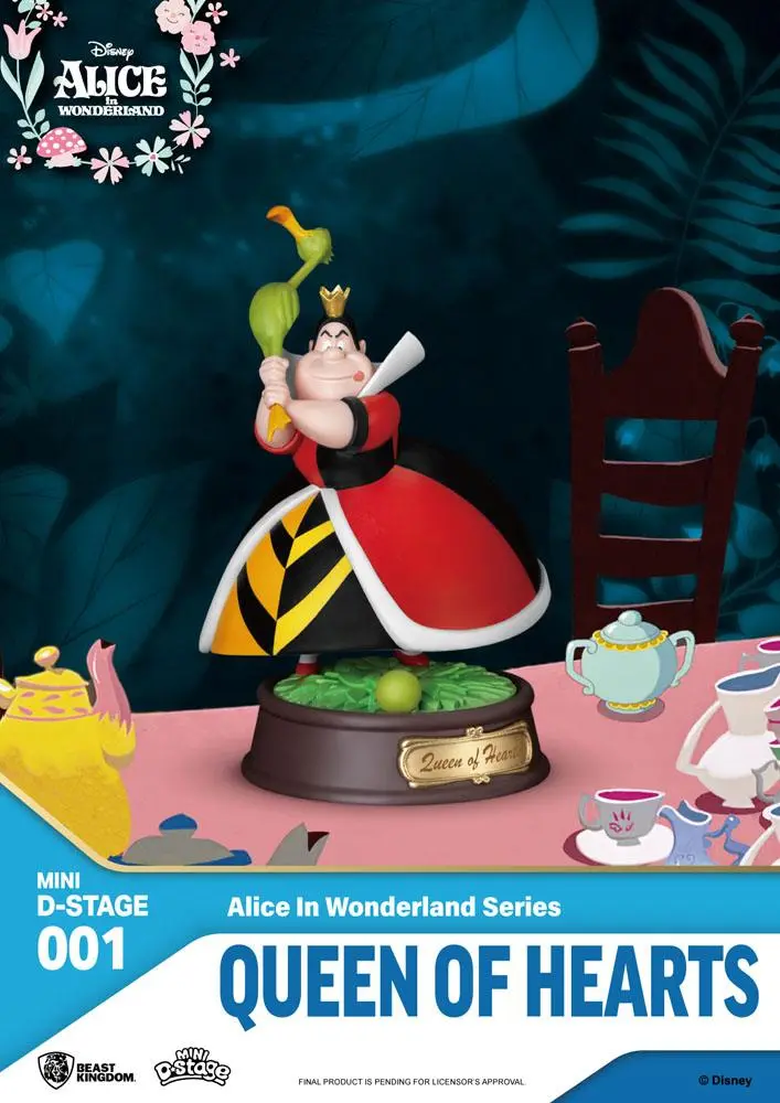 Alice im Wunderland Mini Diorama Stage Statuen 6-er Pack 10 cm Produktfoto
