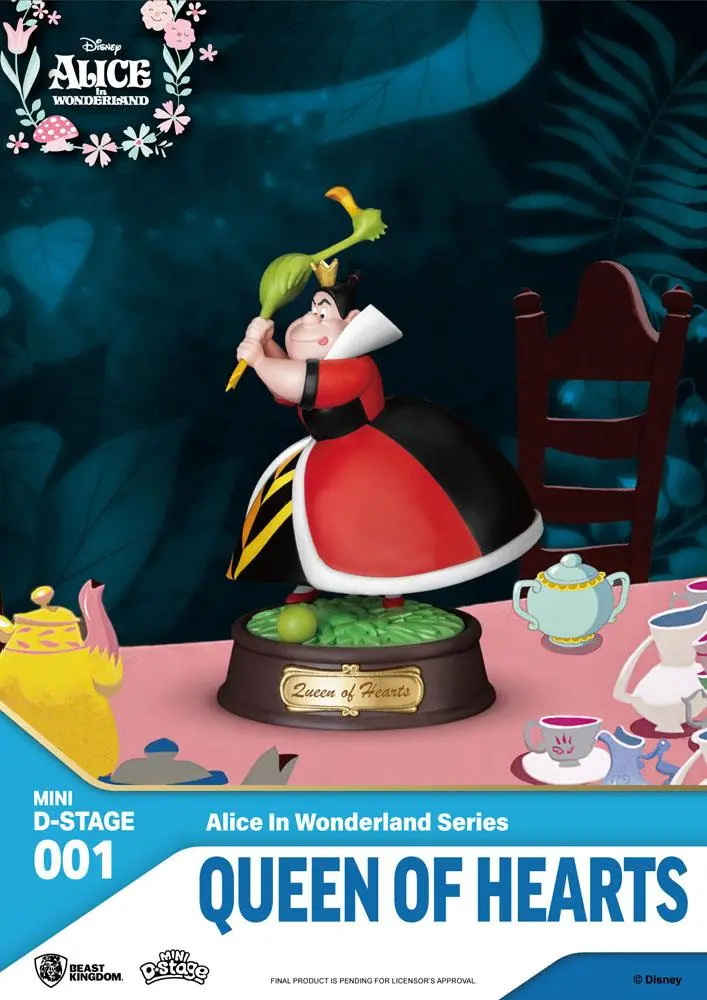 Alice im Wunderland Mini Diorama Stage Statuen 6-er Pack 10 cm Produktfoto