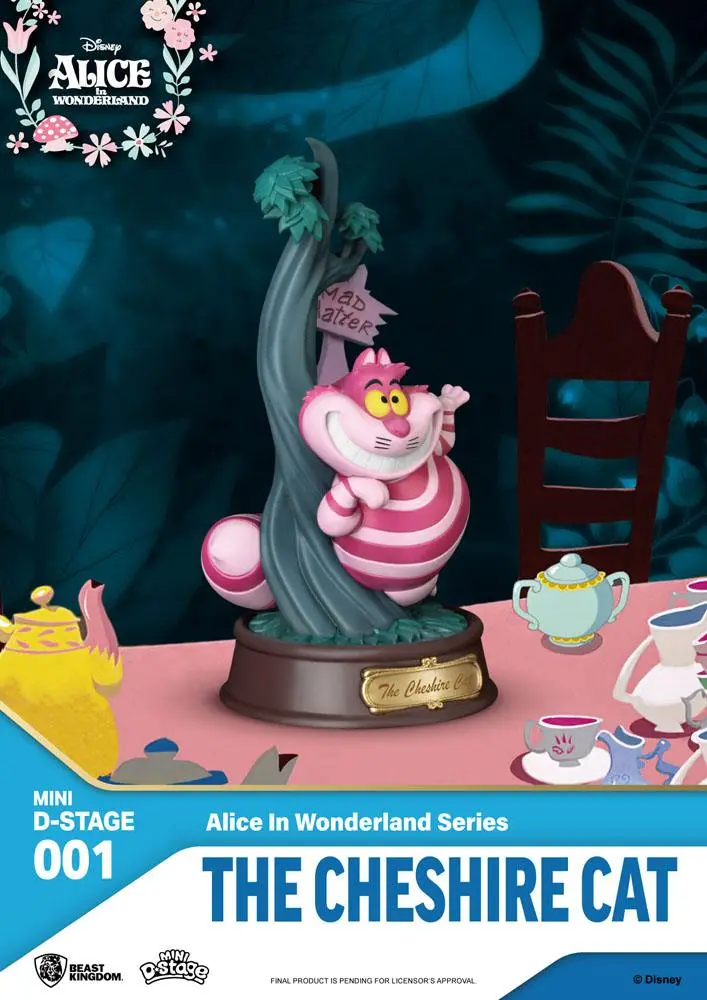Alice im Wunderland Mini Diorama Stage Statuen 6-er Pack 10 cm Produktfoto