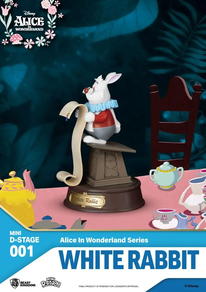 Alice im Wunderland Mini Diorama Stage Statuen 6-er Pack 10 cm Produktfoto