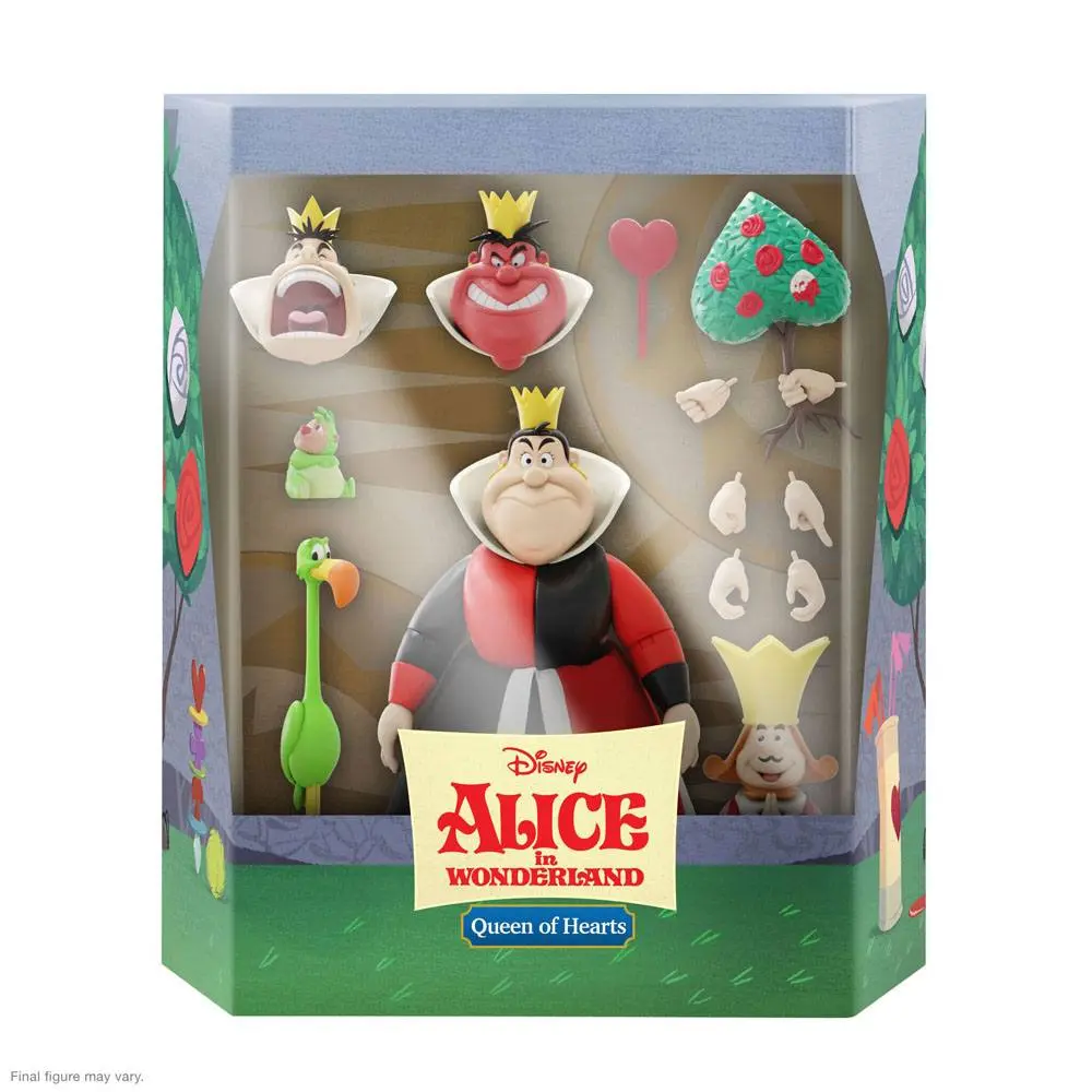 Alice im Wunderland Disney Ultimates Actionfigur Queen of Hearts 18 cm Produktfoto