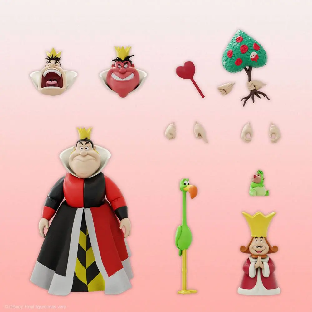 Alice im Wunderland Disney Ultimates Actionfigur Queen of Hearts 18 cm Produktfoto