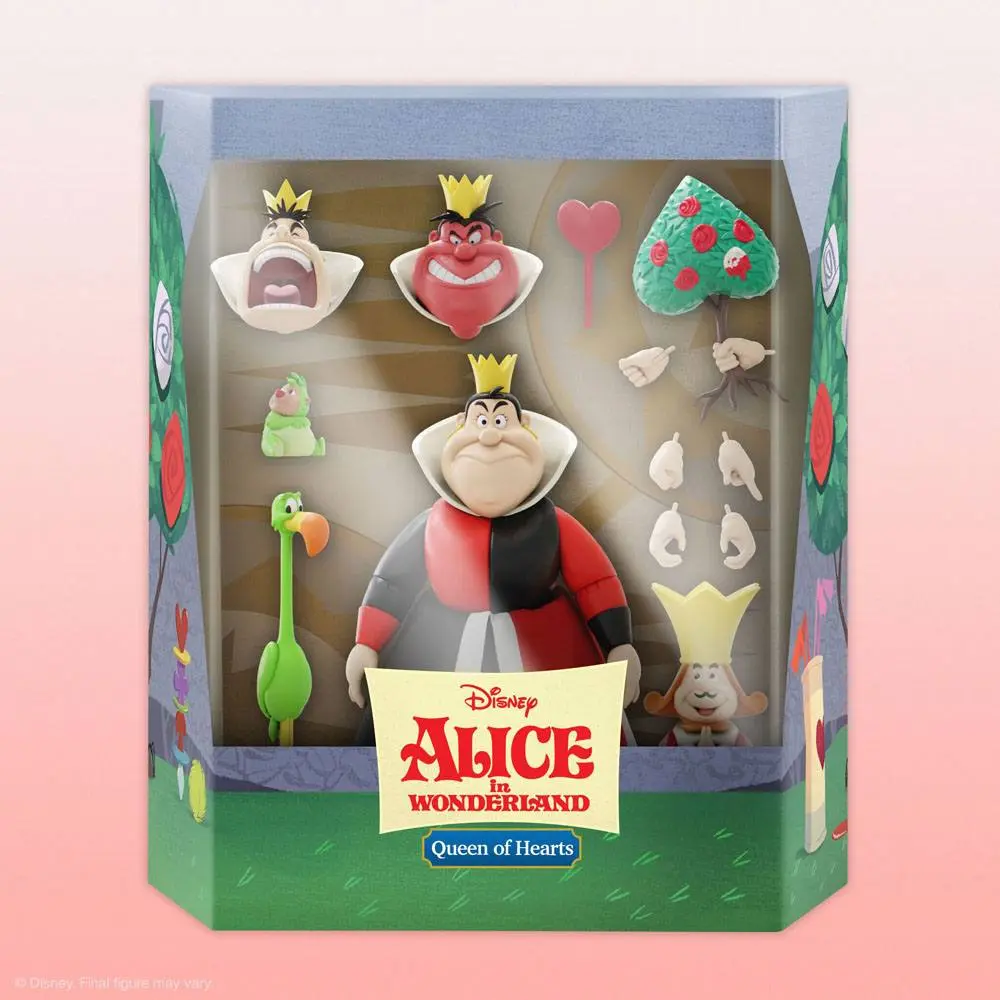 Alice im Wunderland Disney Ultimates Actionfigur Queen of Hearts 18 cm Produktfoto