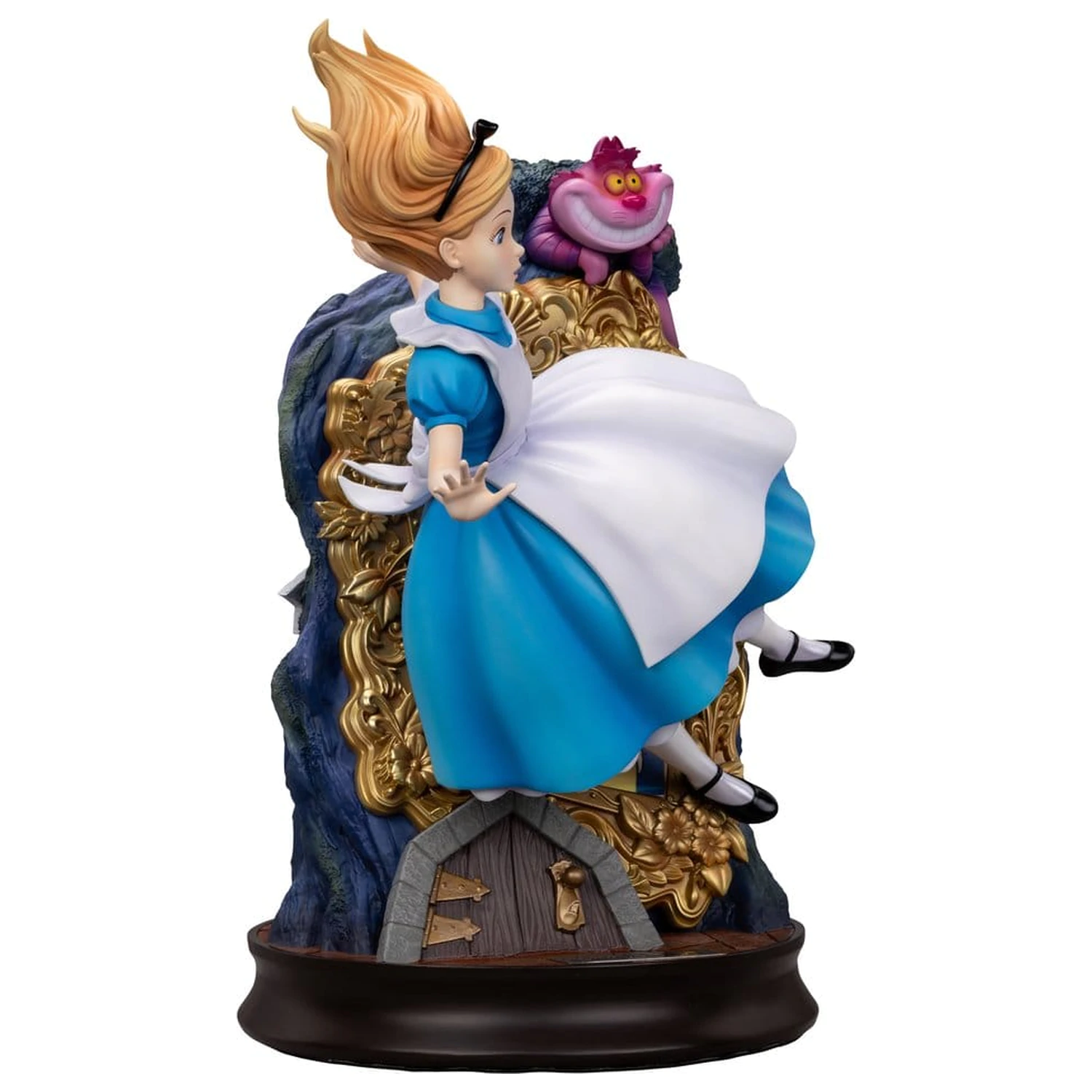Alice in Wonderland Master Craft Statue Alice & The Cheshire Cat 40 cm Produktfoto