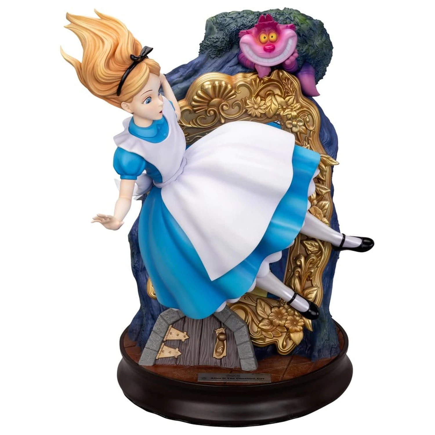 Alice in Wonderland Master Craft Statue Alice & The Cheshire Cat 40 cm Produktfoto