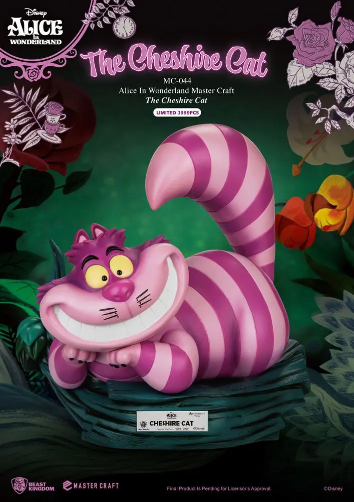 Alice im Wunderland Master Craft Statue The Cheshire Cat 36 cm Produktfoto