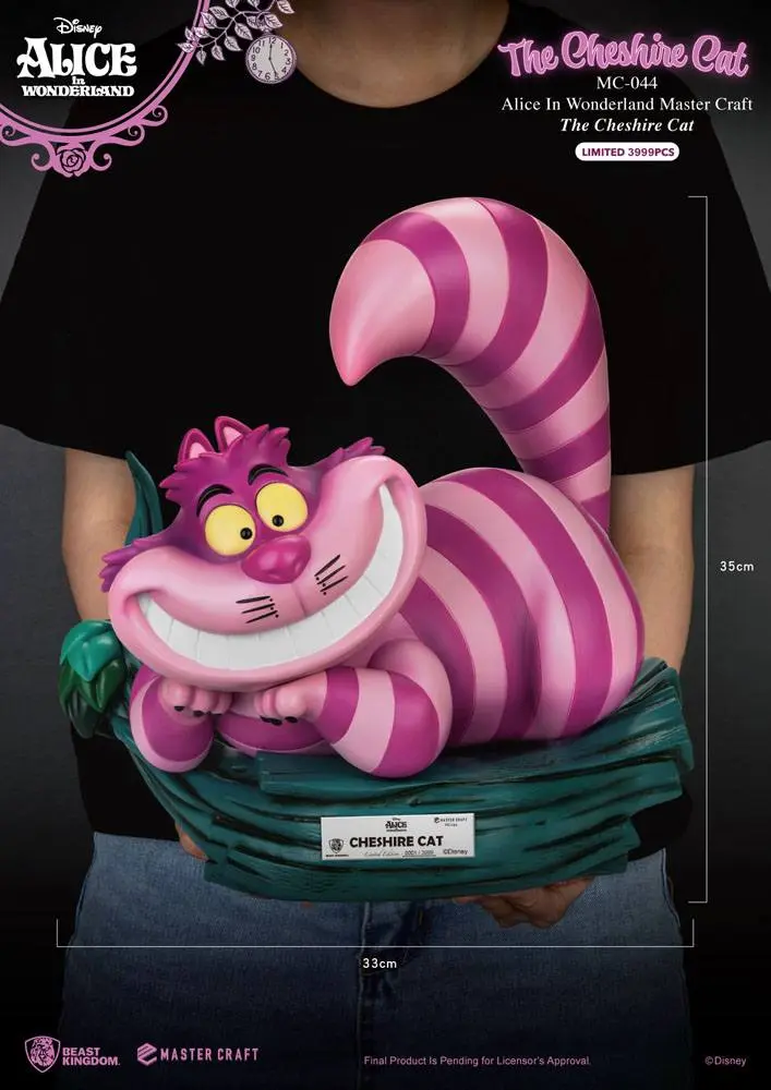 Alice im Wunderland Master Craft Statue The Cheshire Cat 36 cm Produktfoto