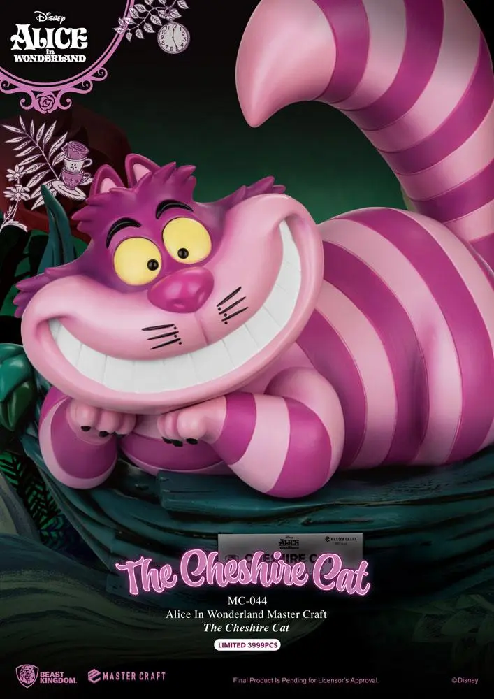 Alice im Wunderland Master Craft Statue The Cheshire Cat 36 cm Produktfoto