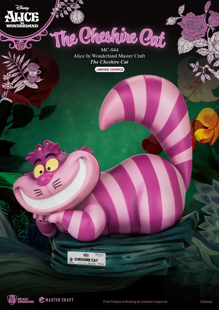 Alice im Wunderland Master Craft Statue The Cheshire Cat 36 cm Produktfoto