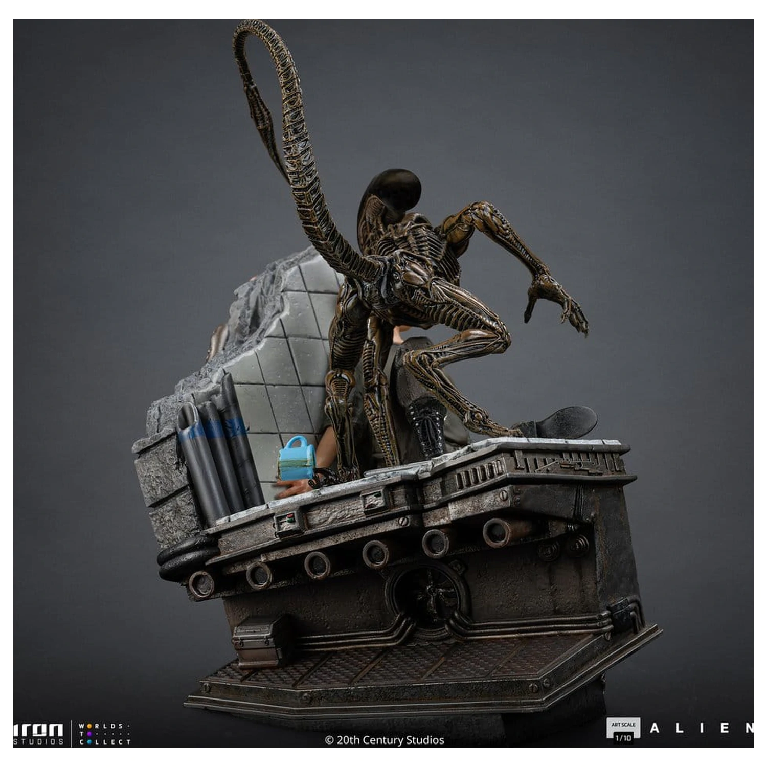 Alien 3 Art Scale Statue 1/10 Ellen Ripley und Dog Alien 23 Zentimeter Produktfoto