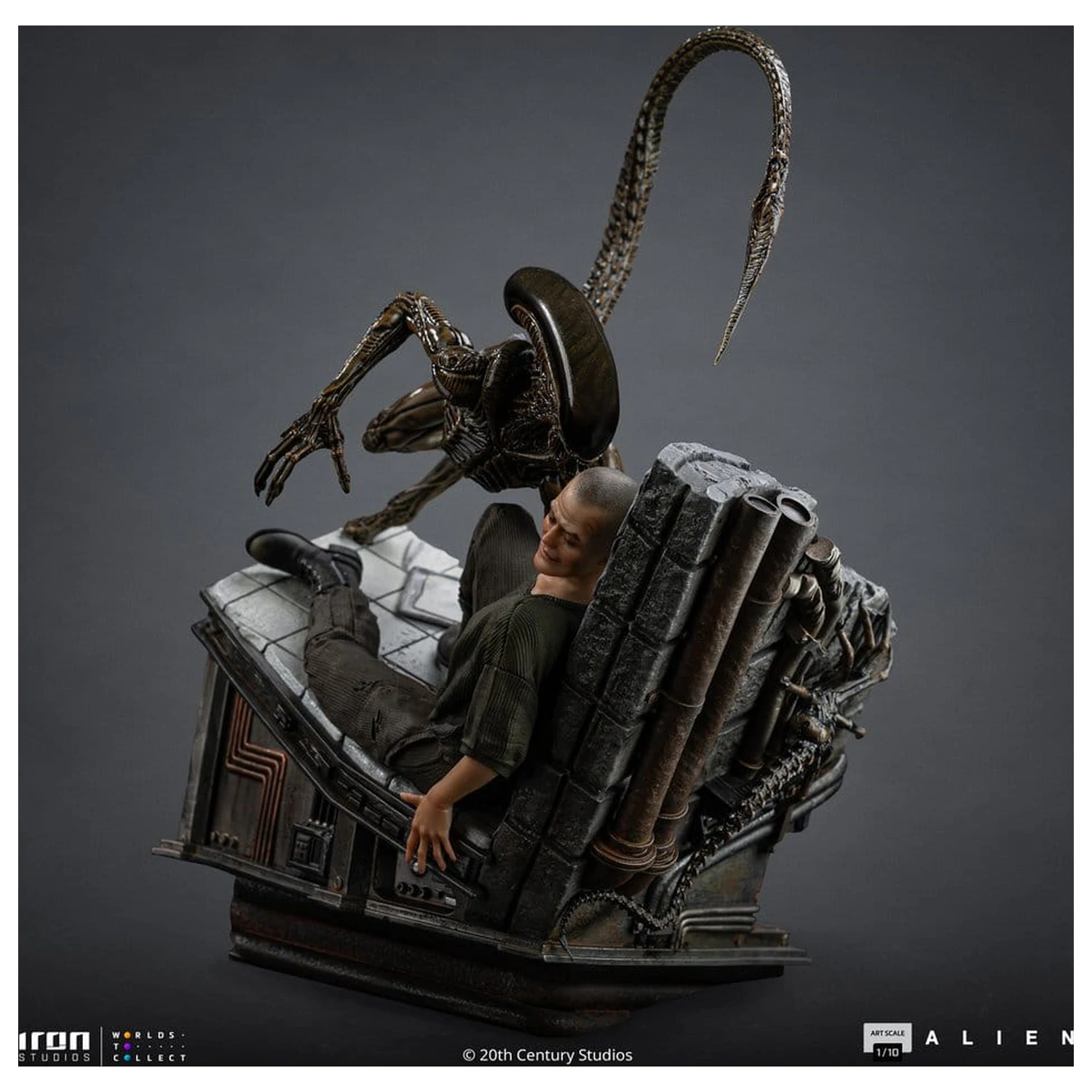 Alien 3 Art Scale Statue 1/10 Ellen Ripley und Dog Alien 23 Zentimeter Produktfoto