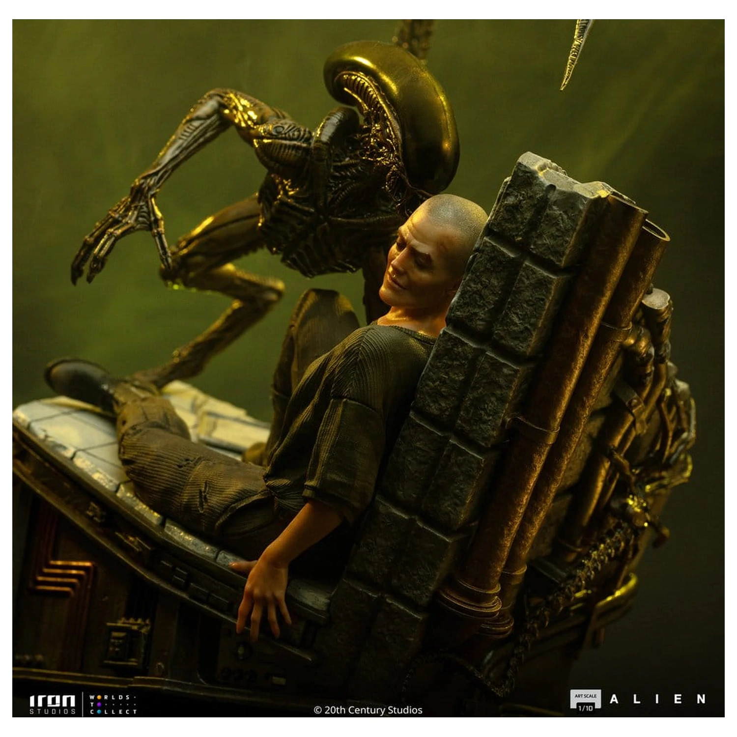 Alien 3 Art Scale Statue 1/10 Ellen Ripley und Dog Alien 23 Zentimeter Produktfoto