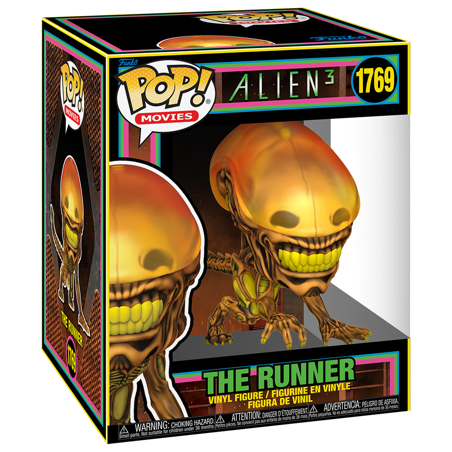 Alien 3 Super Sized Funko POP! Marvel Vinyl Figur The Runner (BLKLT) Exclusive Edition 15 cm Produktfoto