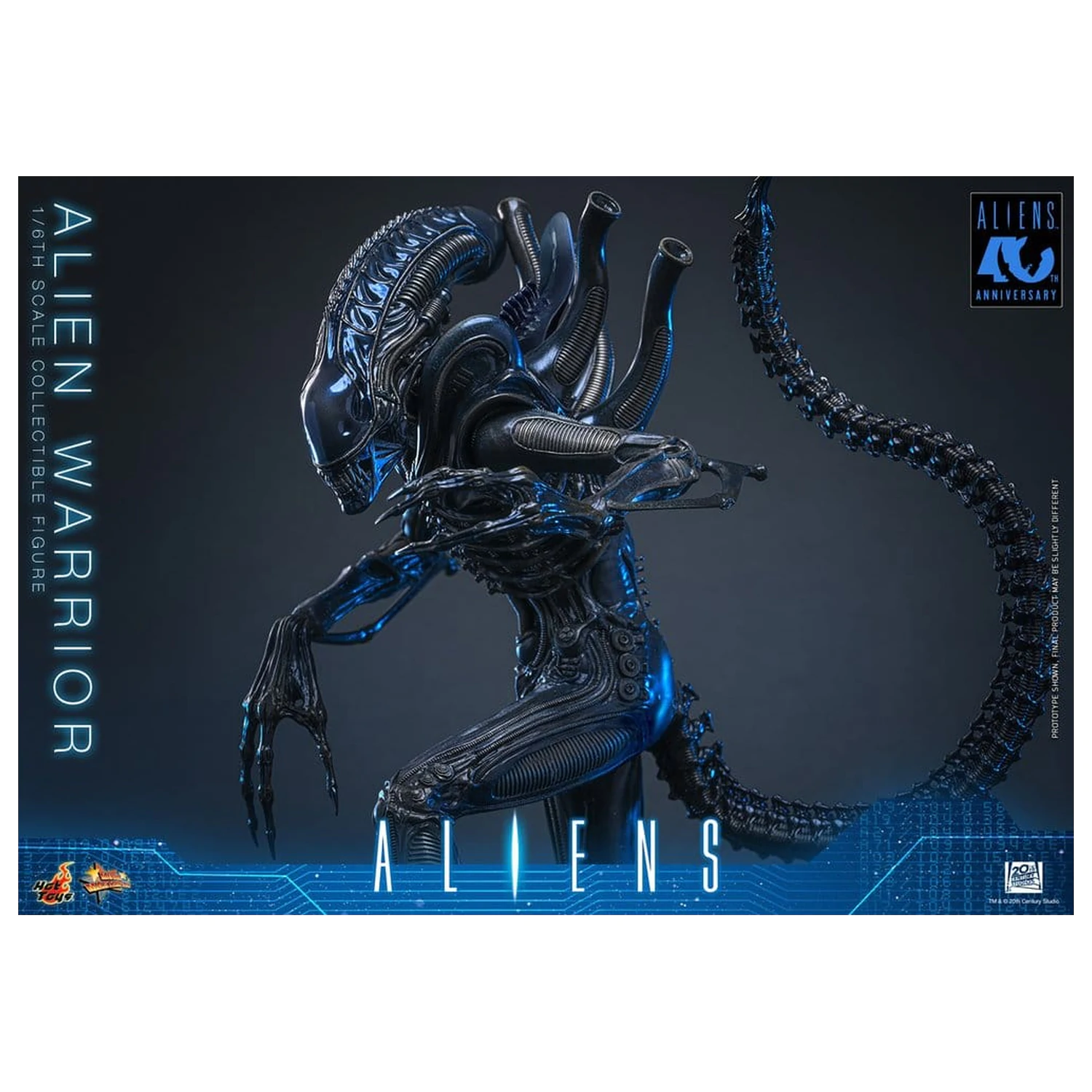Alien Movie Masterpiece Action Figur 1/6 Alien Warrior 39 cm Produktfoto