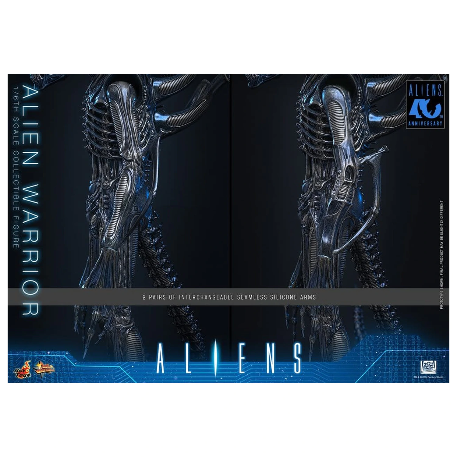 Alien Movie Masterpiece Action Figur 1/6 Alien Warrior 39 cm Produktfoto