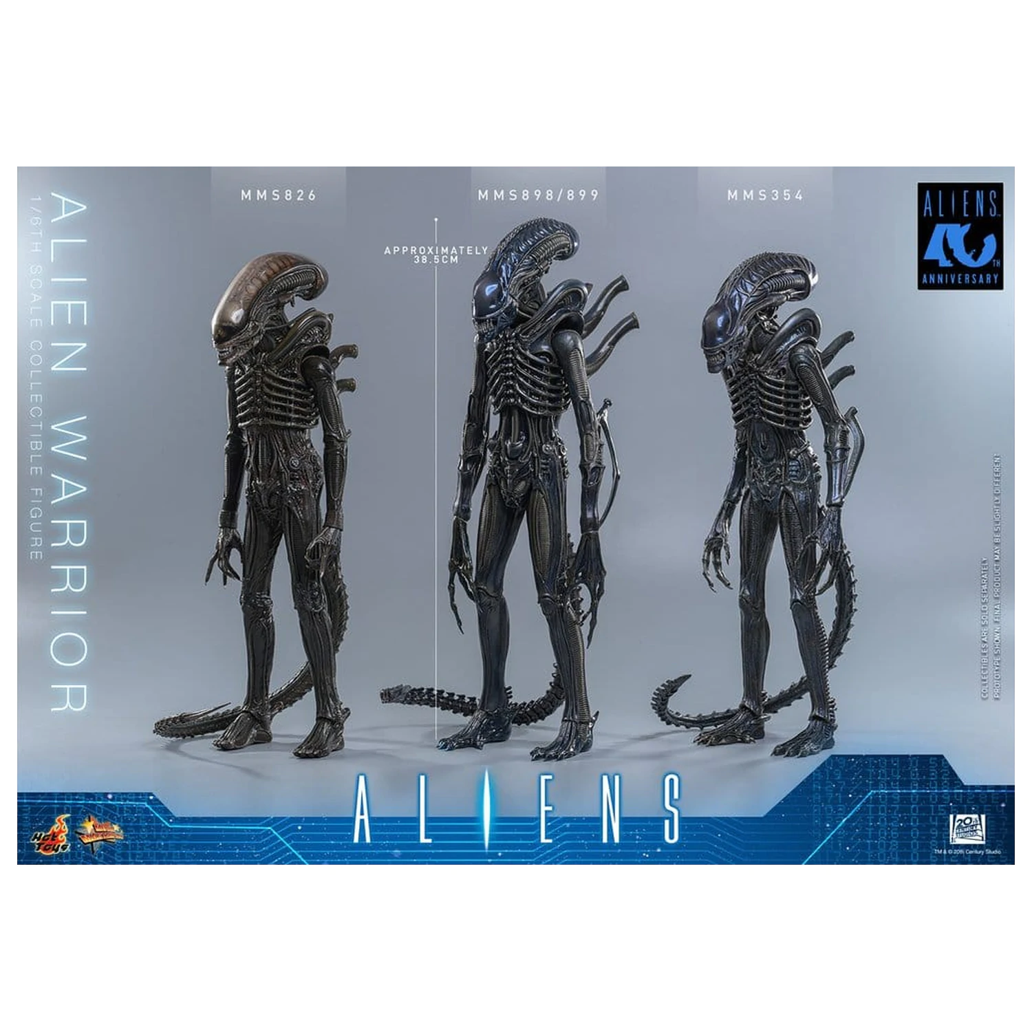 Alien Movie Masterpiece Action Figur 1/6 Alien Warrior 39 cm Produktfoto
