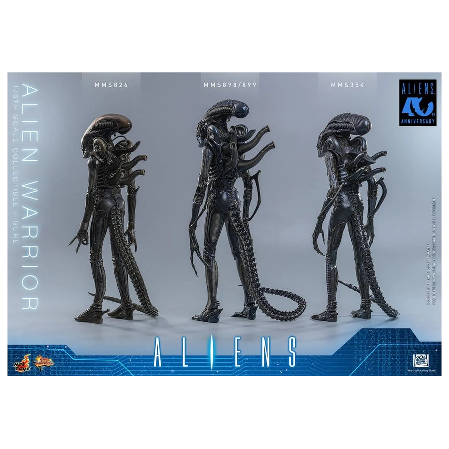 Alien Movie Masterpiece Action Figur 1/6 Alien Warrior 39 cm Produktfoto