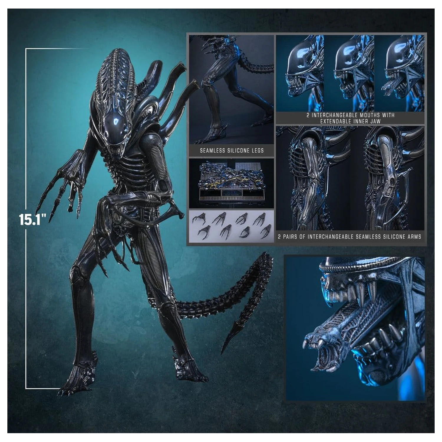 Alien Movie Masterpiece Action Figur 1/6 Alien Warrior 39 cm Produktfoto