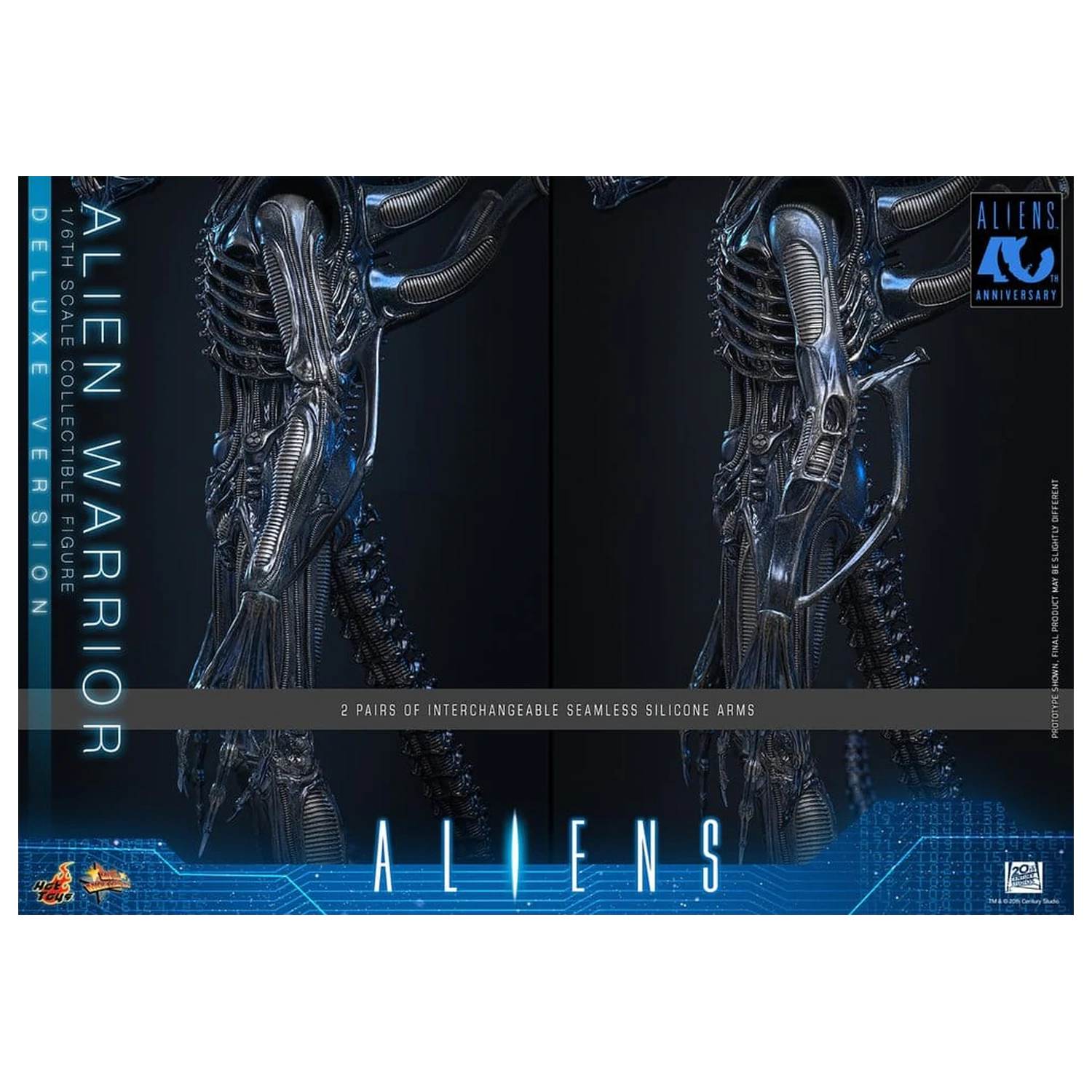 Alien Movie Masterpiece Action Figur 1/6 Alien Warrior (Deluxe Version) 39 cm Produktfoto