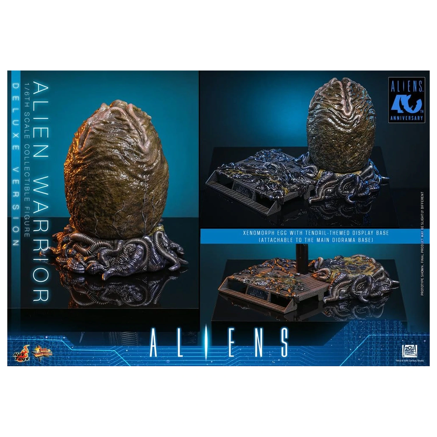Alien Movie Masterpiece Action Figur 1/6 Alien Warrior (Deluxe Version) 39 cm Produktfoto