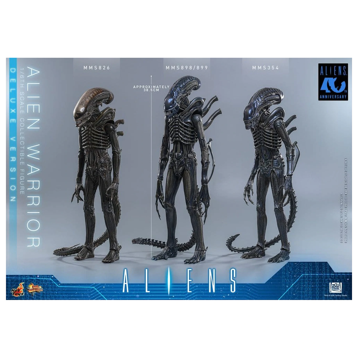 Alien Movie Masterpiece Action Figur 1/6 Alien Warrior (Deluxe Version) 39 cm Produktfoto