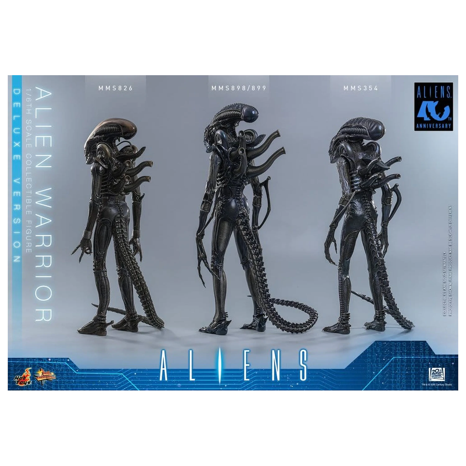 Alien Movie Masterpiece Action Figur 1/6 Alien Warrior (Deluxe Version) 39 cm Produktfoto