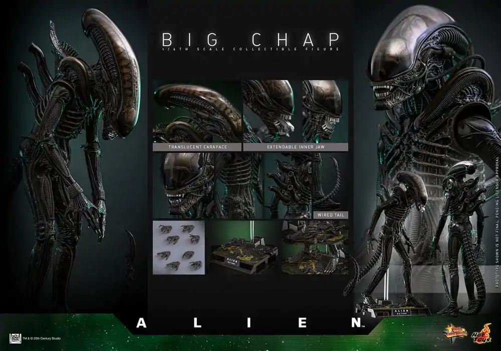 Alien Movie Masterpiece Action Figur 1/6 Big Chap 36 Zentimeter Produktfoto